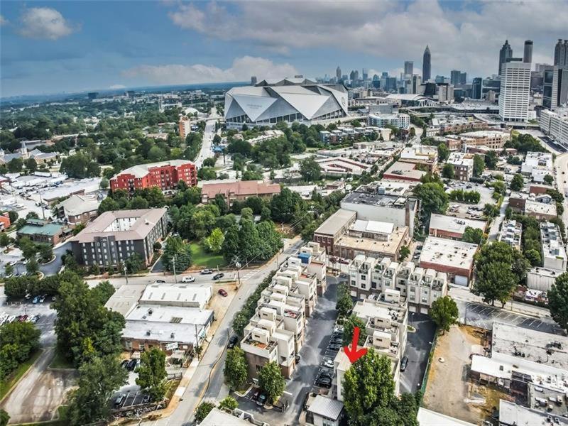 Trendy Castleberry Hill Condo- Walk To Mercedes Benz/ All Downtown Attractions Atlanta Exterior photo